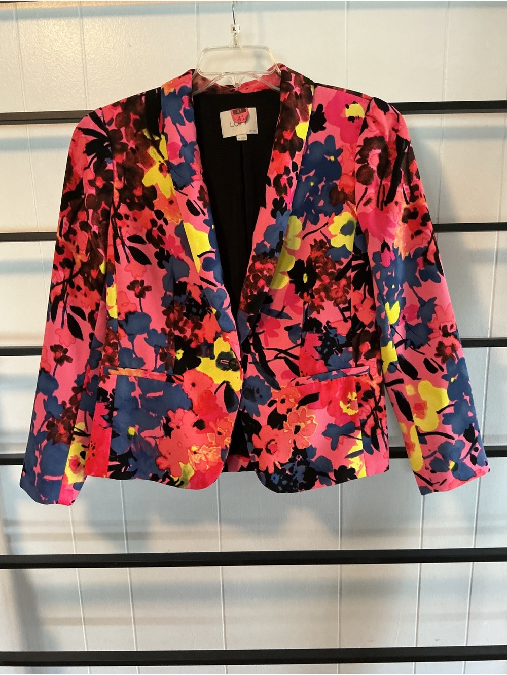 VGC Ann Taylor LOFT Floral Jacket, Medium Petite, A7